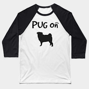 Pug On Baseball T-Shirt